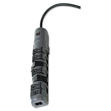 Belkin® Pivot Plug Surge Protector, 12 Outlets, 8 Ft Cord, 4320 Joules, Gray freeshipping - TVN Wholesale